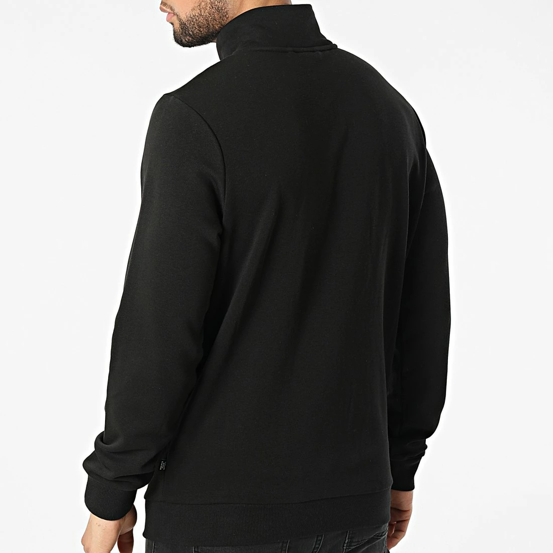 Nouveau 🎉 Veste Zippée Essential Track 586696 Noir de Puma 👍 6 Nouveau 🎉 Veste Zippée Essential Track 586696 Noir de Puma 👍 – Image 4