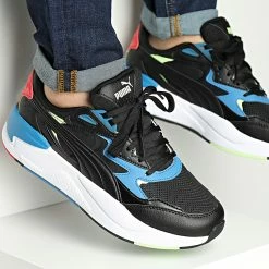 Acheter 🔥 Baskets X-Ray Speed 384638 Black Vallarta Blue Green de Puma 🧨