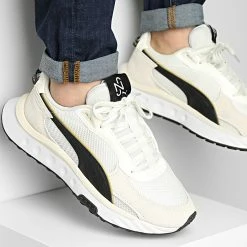 Tout neuf 🥰 Baskets Wild Rider Grip Neymar Jr 385047 Vaporous Gray Puma Black 🤩