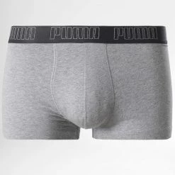 Top 10 😍 Lot De 2 Boxers Everyday Gris Chiné Gris Anthracite de Puma ✔️ -Puma Soldes 2022 puma 301018 100000884 008 20220215T145251 03