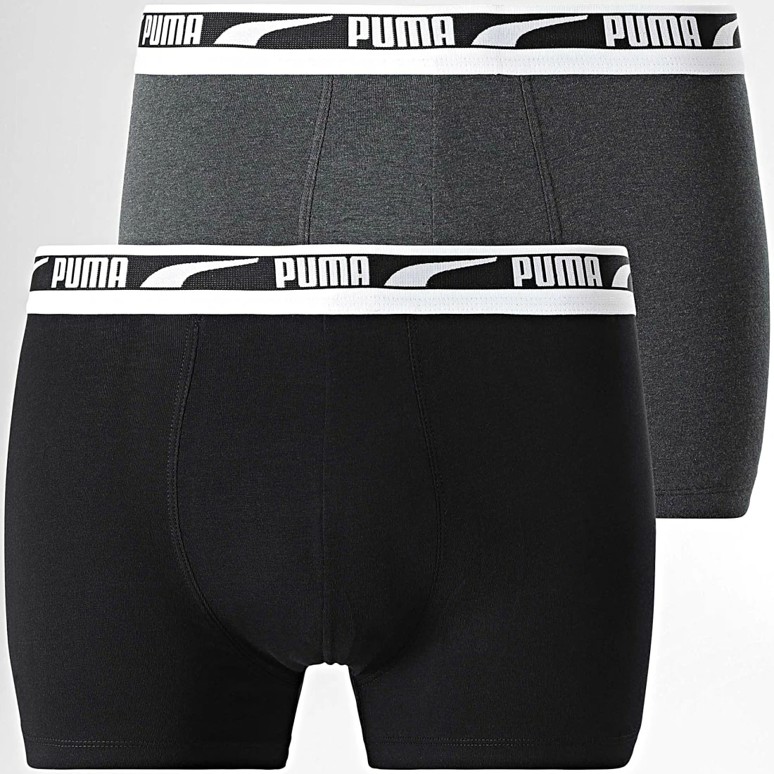 Meilleur prix ✨ Lot De 2 Boxers Everyday Noir Gris Anthracite Chiné de Puma 👏 3 Meilleur prix ✨ Lot De 2 Boxers Everyday Noir Gris Anthracite Chiné de Puma 👏