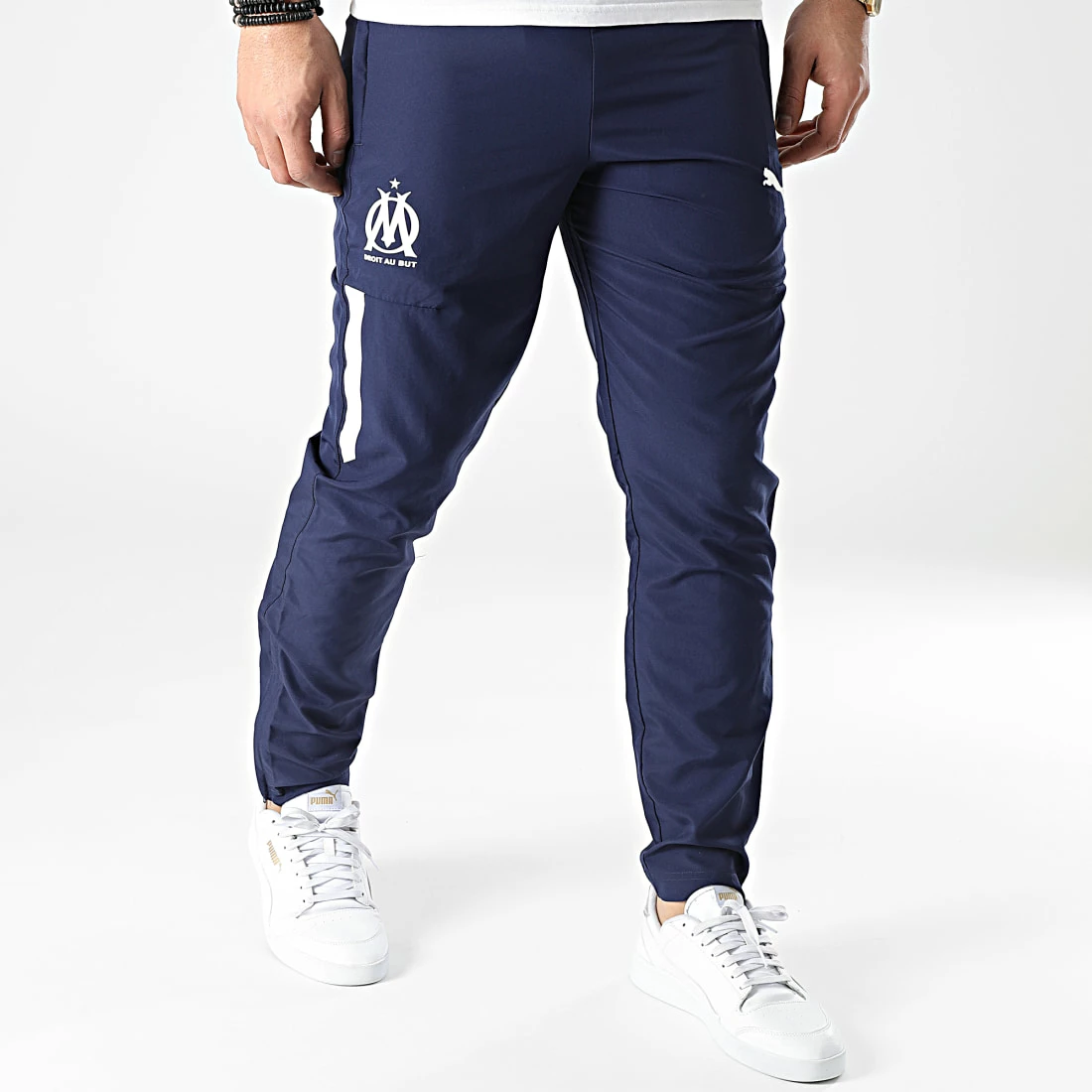 Top 10 🎁 Pantalon Jogging OM Prematch 768132 Bleu Marine de Puma ⌛ 3 Top 10 🎁 Pantalon Jogging OM Prematch 768132 Bleu Marine de Puma ⌛