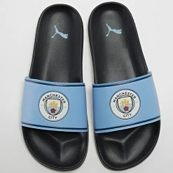 Le moins cher 🌟 Claquettes Leadcat 2 Manchester City New Navy Team Light Blue de Puma 🛒 -Puma Soldes 2022 puma 303283 106845 01 20220223T155955 04
