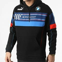 De gros 🔥 Sweat Capuche BMW Motorsport SDS 533323 Noir de Puma 😍