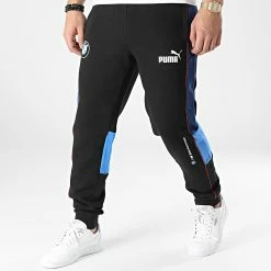 Acheter ⌛ Pantalon Jogging A Bandes BMW Motorsport SDS 533325 Noir de Puma 🔥
