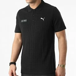 Grosses soldes 😍 Polo A Manches Courtes MAPF1 533617 Noir de Puma 🤩