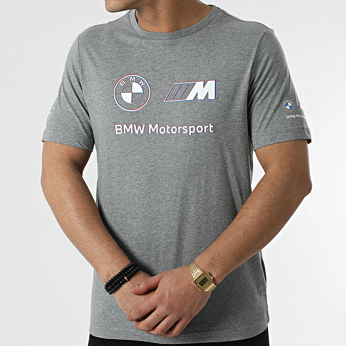 Le moins cher 🌟 Tee 👚 Shirt Bmw Motorsport Logo 533398 Gris Chiné de Puma ⌛ 5 Le moins cher 🌟 Tee 👚 Shirt Bmw Motorsport Logo 533398 Gris Chiné de Puma ⌛ – Image 3