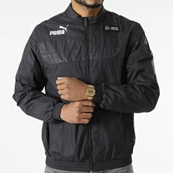 Coupon ✔️ Veste Zippée Mercedes AMG Petronas 533502 Noir de Puma 🔥 -Puma Soldes 2022 puma 306296 533502 01 20220225T140938 03