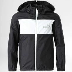 Tout neuf ✨ Coupe-Vent Capuche Enfant 847479 Noir de Puma 🥰