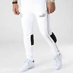 Le moins cher 🔥 Pantalon Jogging BMW Motorsport 533326 Blanc de Puma 😀