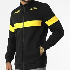 Meilleure affaire 🎁 Veste Zippée PL SDS 533779 Noir de Puma 🌟 -Puma Soldes 2022 puma 312010 533779 01 20220407T160555 03