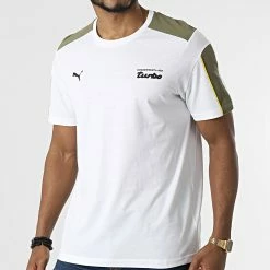 Grosses soldes 😉 Tee 👚 Shirt PL T7 533784 Blanc de Puma ❤️