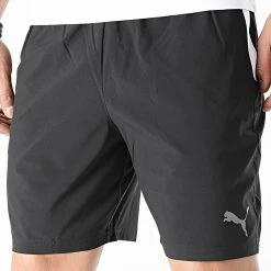 Budget 🎉 Short Jogging A Bandes Team LIGA Sideline 657263 Noir de Puma 🌟