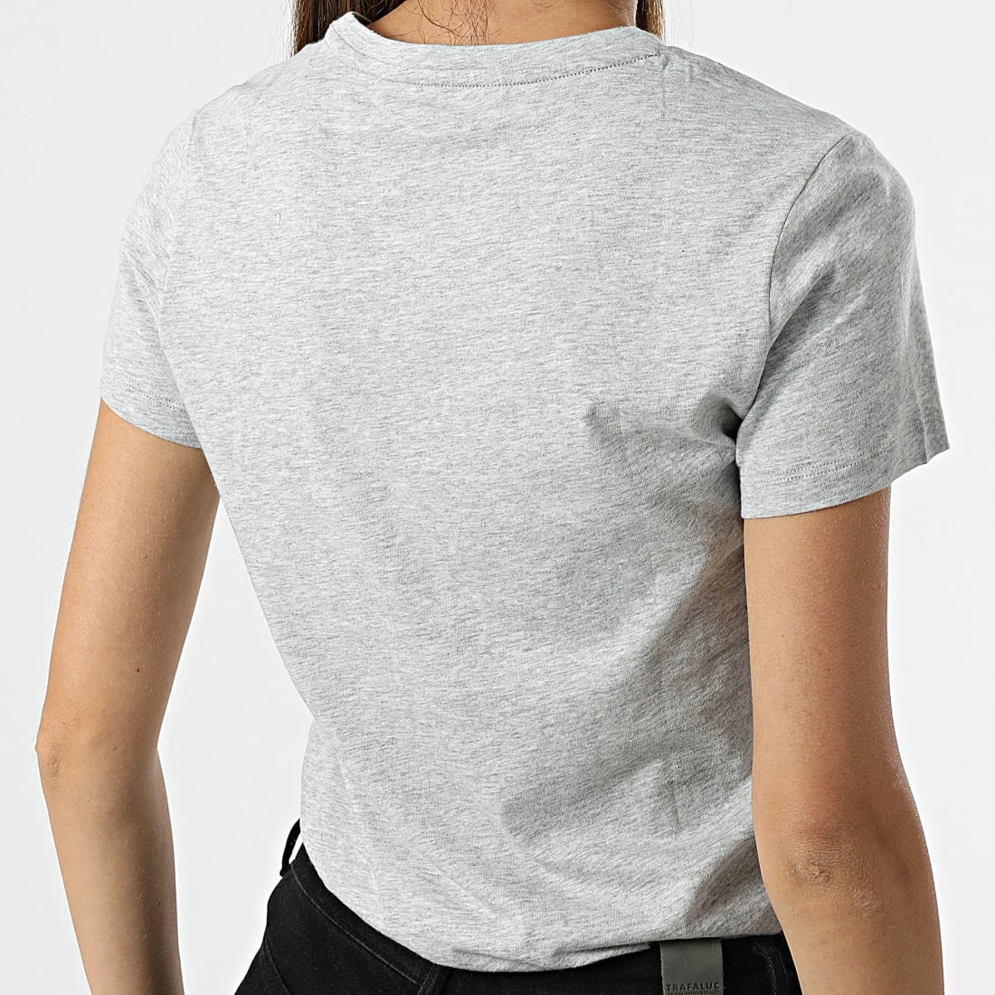 Remise 🧨 Tee 👚 Shirt Femme 586776 Gris Chiné de Puma ❤️ 6 Remise 🧨 Tee 👚 Shirt Femme 586776 Gris Chiné de Puma ❤️ – Image 4