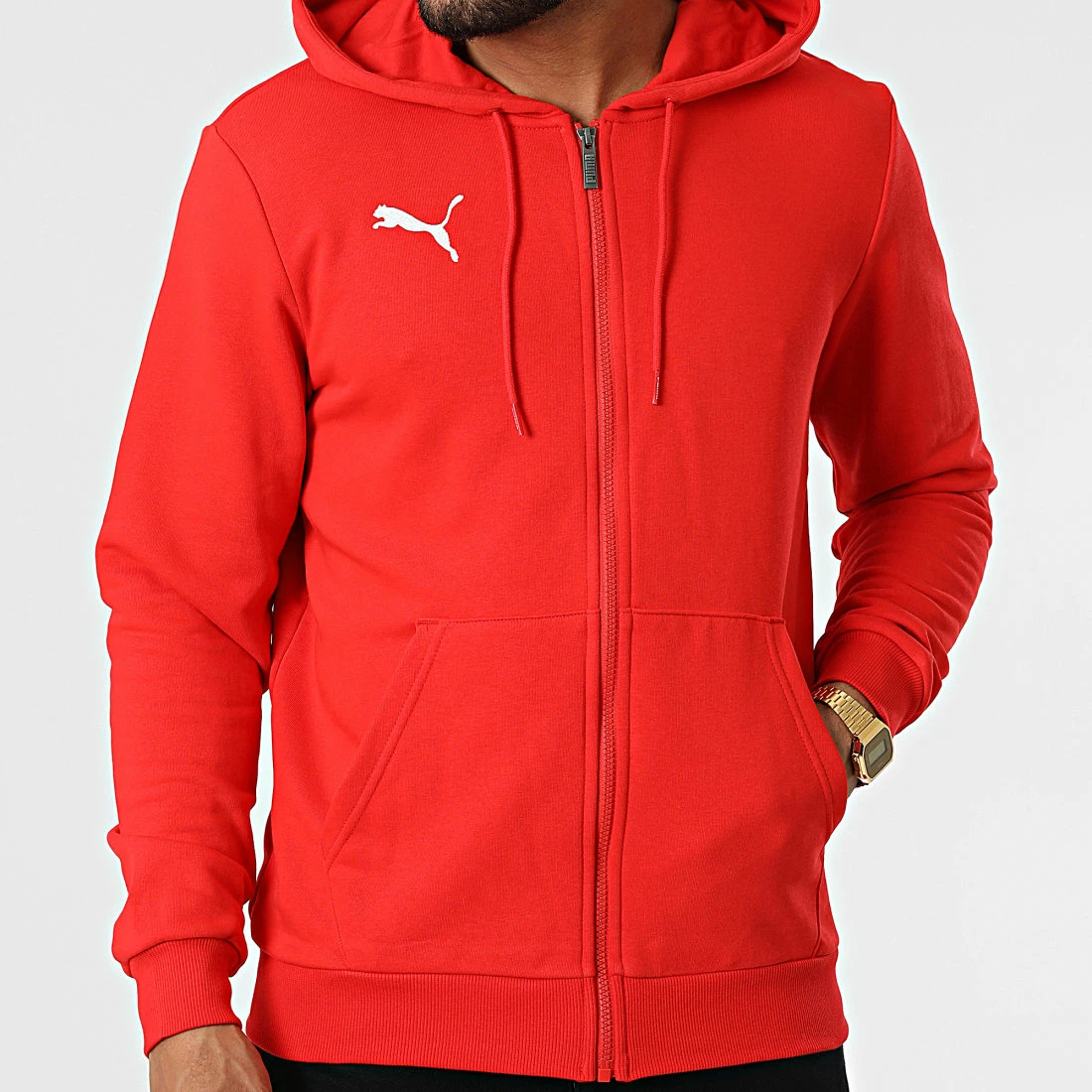 Acheter 🔥 Sweat Zippé Capuche 656708 Rouge de Puma 🥰 5 Acheter 🔥 Sweat Zippé Capuche 656708 Rouge de Puma 🥰 – Image 3