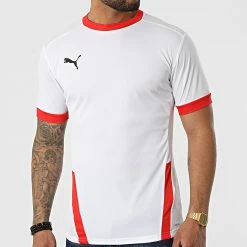Meilleure vente 💯 Tee 👕 Shirt De Sport 704171 Blanc de Puma 👍