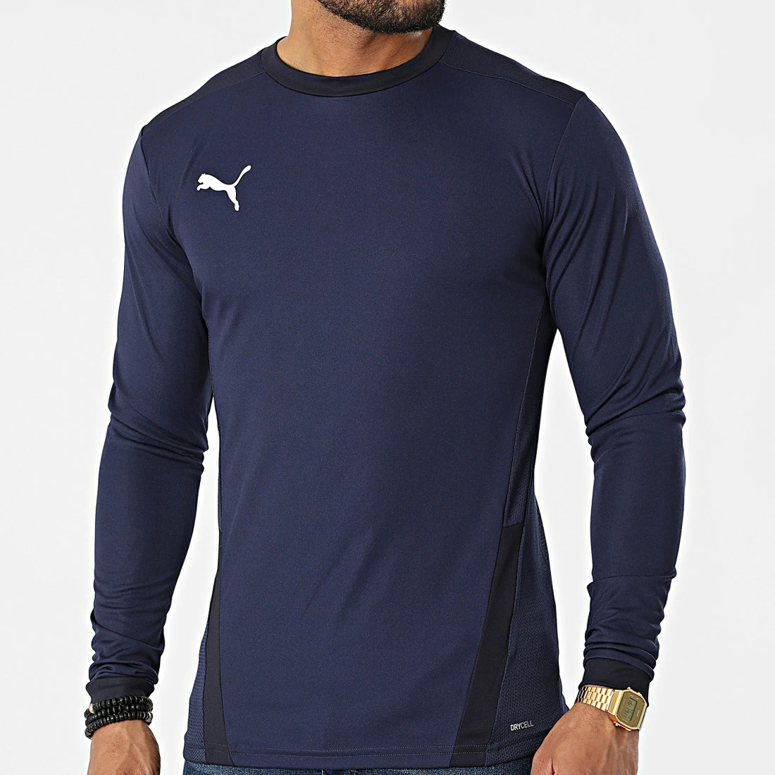 Vente flash 🎉 Tee 👕 Shirt De Sport Manches Longues 704260 Bleu Marine de Puma ✔️ 3 Vente flash 🎉 Tee 👕 Shirt De Sport Manches Longues 704260 Bleu Marine de Puma ✔️