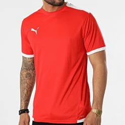 Bon marché 🔔 Tee 👚 Shirt De Sport 704917 Rouge de Puma ✨