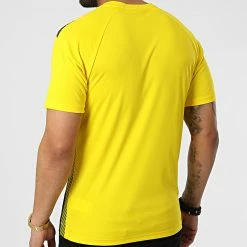 Vente flash 🎁 Tee 👚 Shirt De Sport 704920 Jaune Noir de Puma 😍 -Puma Soldes 2022 puma 319418 704920 07 20220518T135828 04