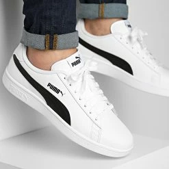 De gros 💯 Baskets Smash v2 365215 Puma White Puma Black 😍