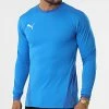 De gros 😀 Tee 👚 Shirt De Sport Manches Longues 704260 Bleu de Puma ❤️ -Puma Soldes 2022 puma 319847 704260 02 20220708T092243 01