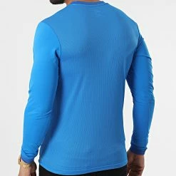De gros 😀 Tee 👚 Shirt De Sport Manches Longues 704260 Bleu de Puma ❤️ -Puma Soldes 2022 puma 319847 704260 02 20220708T092248 04