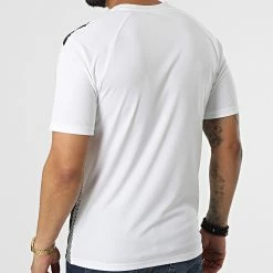 Coupon ⭐ Tee 👚 Shirt De Sport A Rayures 704920 Blanc Noir de Puma 🎁 -Puma Soldes 2022 puma 321662 704920 04 20220609T124134 04