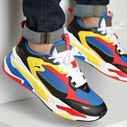 Tout neuf 🌟 Baskets RS Fast Limiter 385043 Black Dandelion Highrisk Red de Puma 🔔