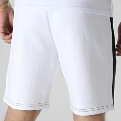 Promo 🧨 Short Jogging Evostripe Blanc de Puma ⌛ -Puma Soldes 2022 puma 323484 847403 02 20220701T160602 04