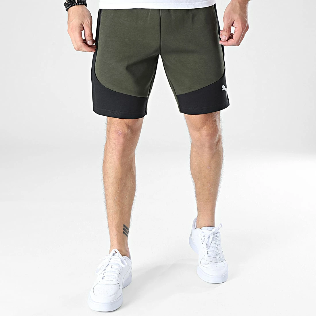 Meilleure vente 👍 Short Jogging Evostripe Vert Kaki de Puma 🥰 5 Meilleure vente 👍 Short Jogging Evostripe Vert Kaki de Puma 🥰 – Image 3
