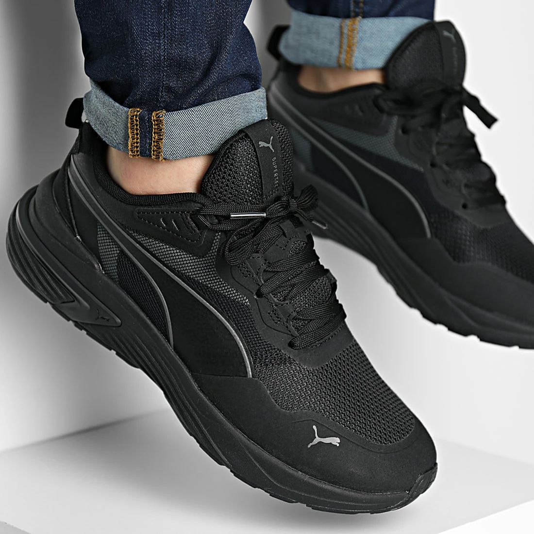 Meilleure vente 🔔 Baskets Supertec 383052 Puma Black Dark Shadow ✔️ 3 Meilleure vente 🔔 Baskets Supertec 383052 Puma Black Dark Shadow ✔️