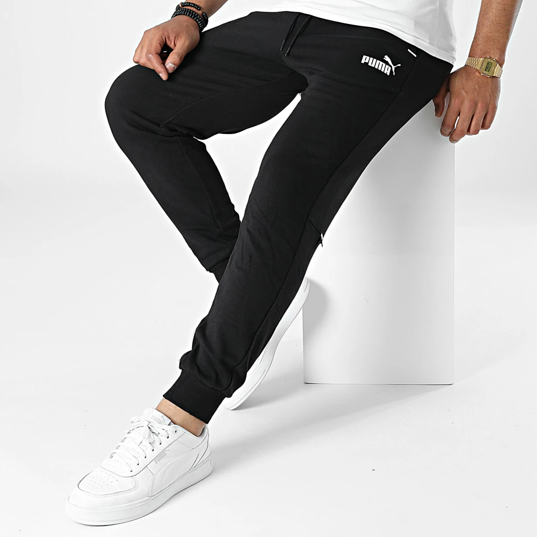 Meilleure vente 🧨 Pantalon Jogging Puma Power 849853 Noir 💯 5 Meilleure vente 🧨 Pantalon Jogging Puma Power 849853 Noir 💯 – Image 3