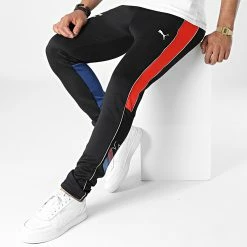 De gros 🔥 Pantalon Jogging A Bandes BMW Motorsport MT7 Noir de Puma ✔️ -Puma Soldes 2022 puma 325387 536211 04 20220627T161523 03