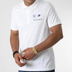 Budget 😍 Polo Manches Courtes BMW Motorsport Essential 536245 Blanc de Puma 🎁 -Puma Soldes 2022 puma 325530 536245 02 20220706T155214 03