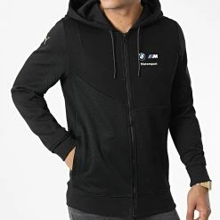 Meilleure affaire ✔️ Veste Zippée A Capuche BMW Motorsport Hdd 535864 Noir de Puma ❤️ -Puma Soldes 2022 puma 325536 535864 01 20220704T161258 03