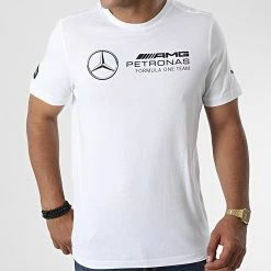 Les meilleures critiques de 🔔 Tee 👕 Shirt MAPF1 Logo 534917 Blanc de Puma ❤️