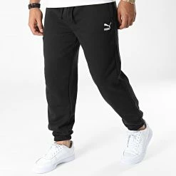 Vente flash ✨ Pantalon Jogging Classic Small Logo 535597 Noir de Puma 😉