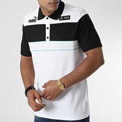 Remise ✨ Polo Manches Courtes MAPF1 SDS 534892 Blanc de Puma 🧨 -Puma Soldes 2022 puma 325579 534892 03 20220706T155143 03