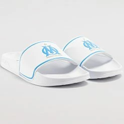 Top 10 🧨 Claquettes Leadcat 2 OM 106843 Puma White Bleu Azur 😍