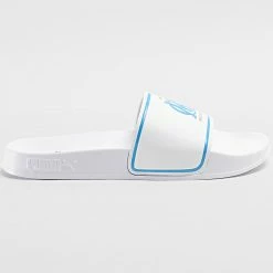 Top 10 🧨 Claquettes Leadcat 2 OM 106843 Puma White Bleu Azur 😍 -Puma Soldes 2022 puma 325958 106843 01 20220627T143529 03