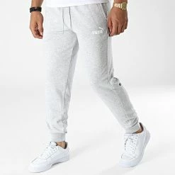 Offres 🛒 Pantalon Jogging Puma Power 849853 Gris Chiné 🎉