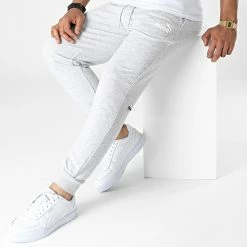 Offres 🛒 Pantalon Jogging Puma Power 849853 Gris Chiné 🎉 -Puma Soldes 2022 puma 326164 849853 04 20220701T120622 03