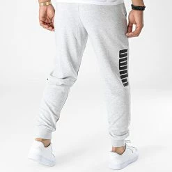Offres 🛒 Pantalon Jogging Puma Power 849853 Gris Chiné 🎉 -Puma Soldes 2022 puma 326164 849853 04 20220701T120624 04