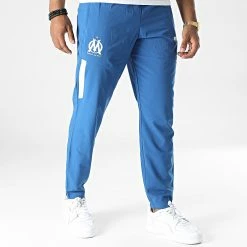Meilleure affaire 🔥 Pantalon Jogging OM Prematch 769669 Bleu Marine de Puma 🛒
