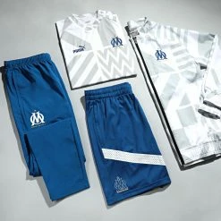 Meilleure affaire 🔥 Pantalon Jogging OM Prematch 769669 Bleu Marine de Puma 🛒 -Puma Soldes 2022 puma 327512 769669 11 20220725T124200 05