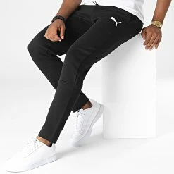 Nouveau 🎁 Pantalon Jogging 585814 Noir de Puma ⌛ -Puma Soldes 2022 puma 328312 585814 01 20220726T161101 03