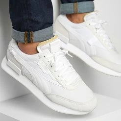 Grosses soldes 🥰 Baskets Future Rider Play On 371149 Puma White Nimbus Cloud 🧨