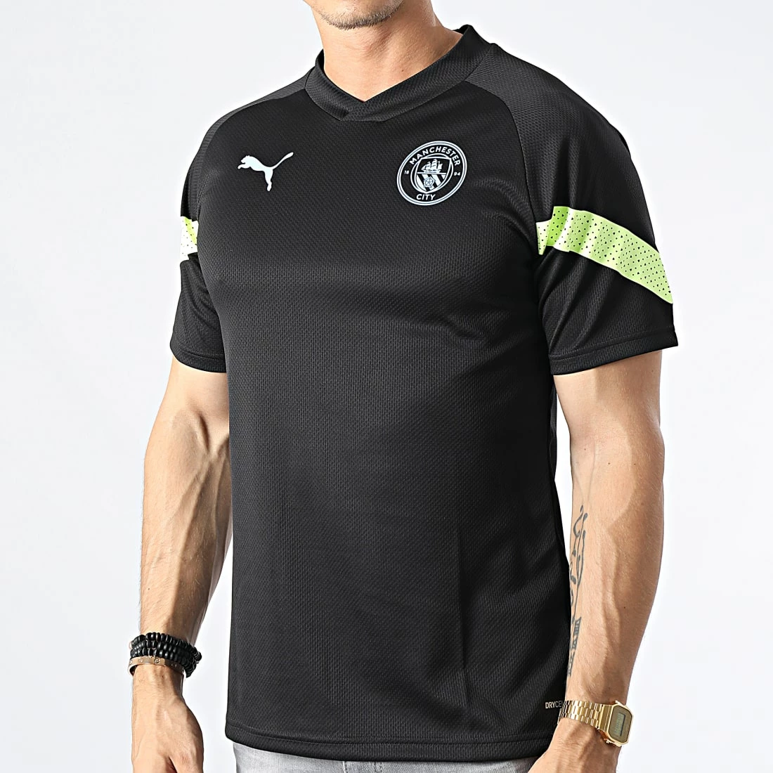 Offres 💯 Tee 👕 Shirt Manchester City FC Training Noir de Puma 🎁 5 Offres 💯 Tee 👕 Shirt Manchester City FC Training Noir de Puma 🎁 – Image 3