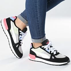 Acheter 🛒 Baskets Femme Graviton Pro 380736 Gravy White Black Pistachio de Puma 💯 -Puma Soldes 2022 puma 329403 380736 20 20220728T095012 03