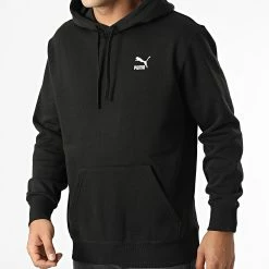 Acheter 🌟 Sweat Capuche Classics 535596 Noir de Puma 🥰